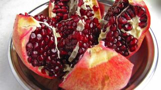 geöffneter Granatapfel