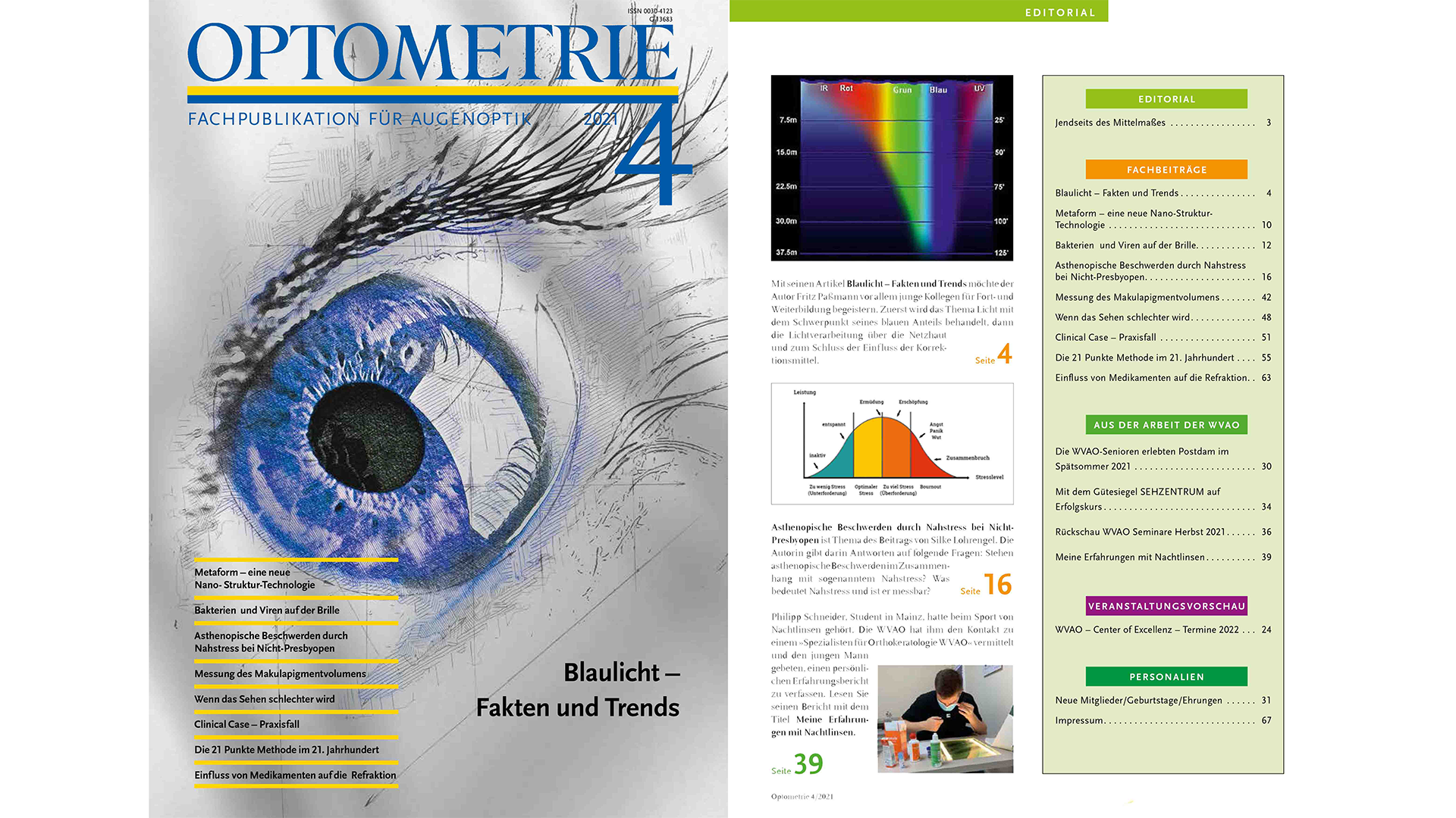 WVAO Fachzeitschrift Optometrie