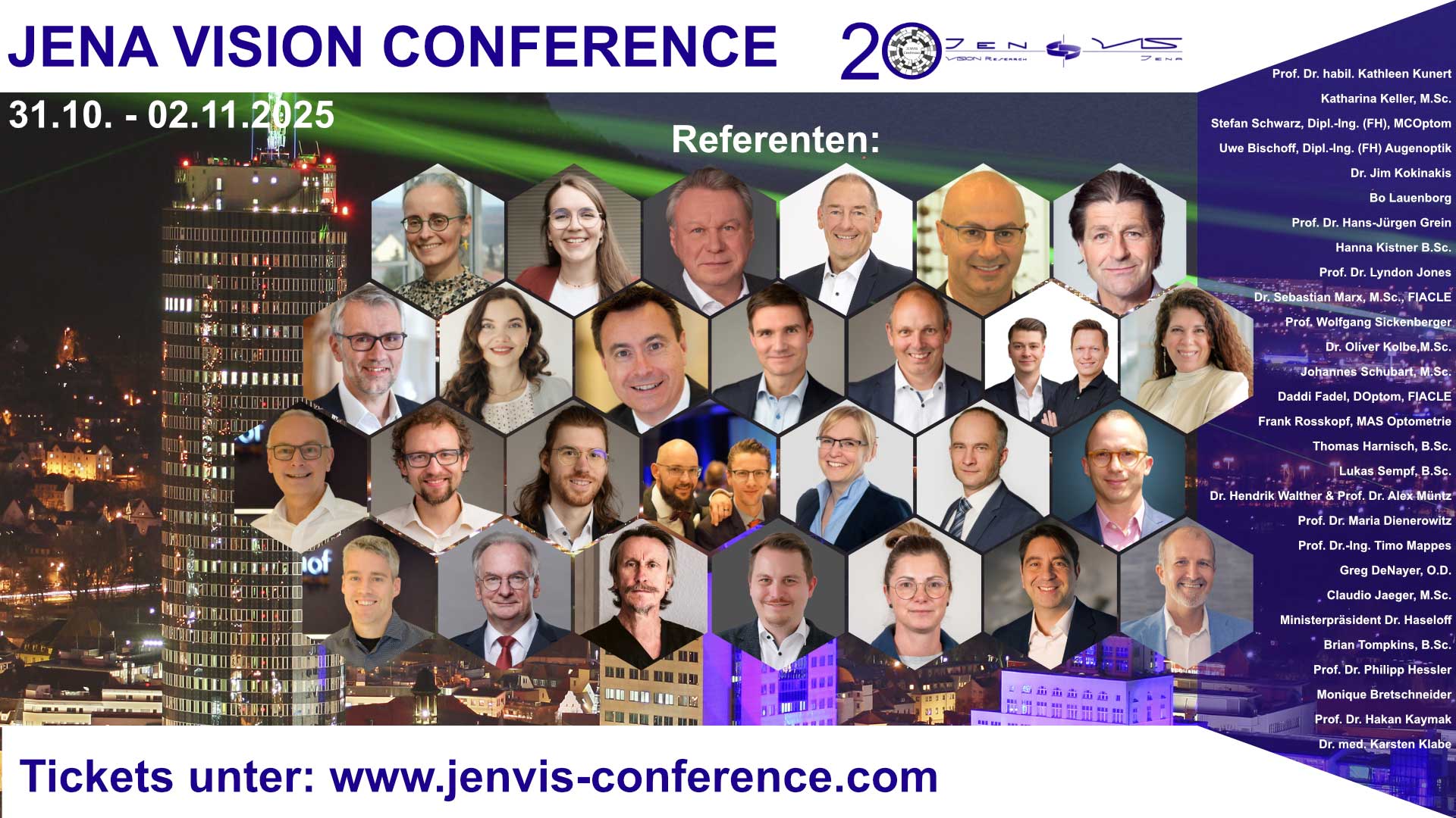 Referierende der Jenvis-Conference